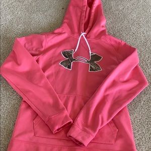 UA camo pink hoodie